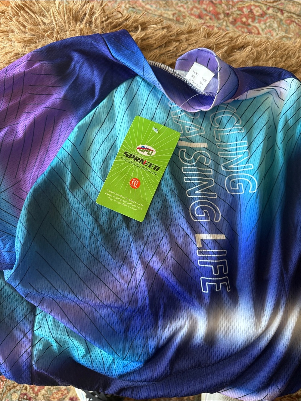 SponEed Gradient Active Pullover - Blue & Purple